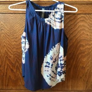 Raquel Allegra Tie-Dye Sleeveless Top size 0